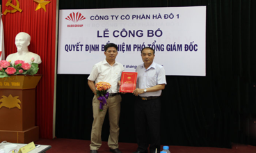 Lễ công bố và trao Quyết định bổ nhiệm Phó Tổng giám đốc công ty