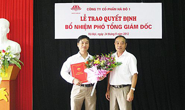 Tiếp nhận và Bổ nhiệm Phó Tổng giám đốc phụ trách Kinh tế - Hành chính kiêm Kế toán trưởng, Trưởng phòng Tài chính - Kế toán