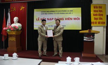 Lễ kết nạp Đảng viên mới