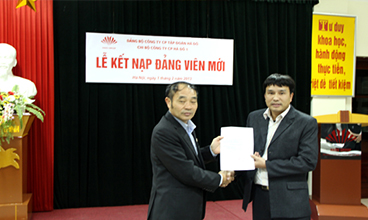 Lễ kết nạp Đảng cho Đồng chí Phó Tổng Giám đốc Lê Toàn