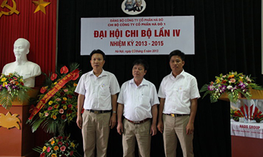 Đại hội Chi bộ Công ty Cổ phần Hà Đô 1 nhiệm kỳ 2013 - 2015.