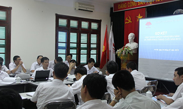 Hội nghị Sơ kết hoạt động SXKD 6 tháng đầu năm và triển khai kế hoạch 6 tháng cuối năm 2013