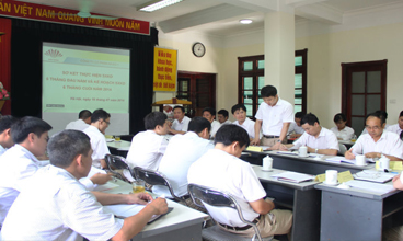 Sơ kết hoạt động SXKD 6 tháng đầu năm và triển khai kế hoạch 6 tháng cuối năm 2014