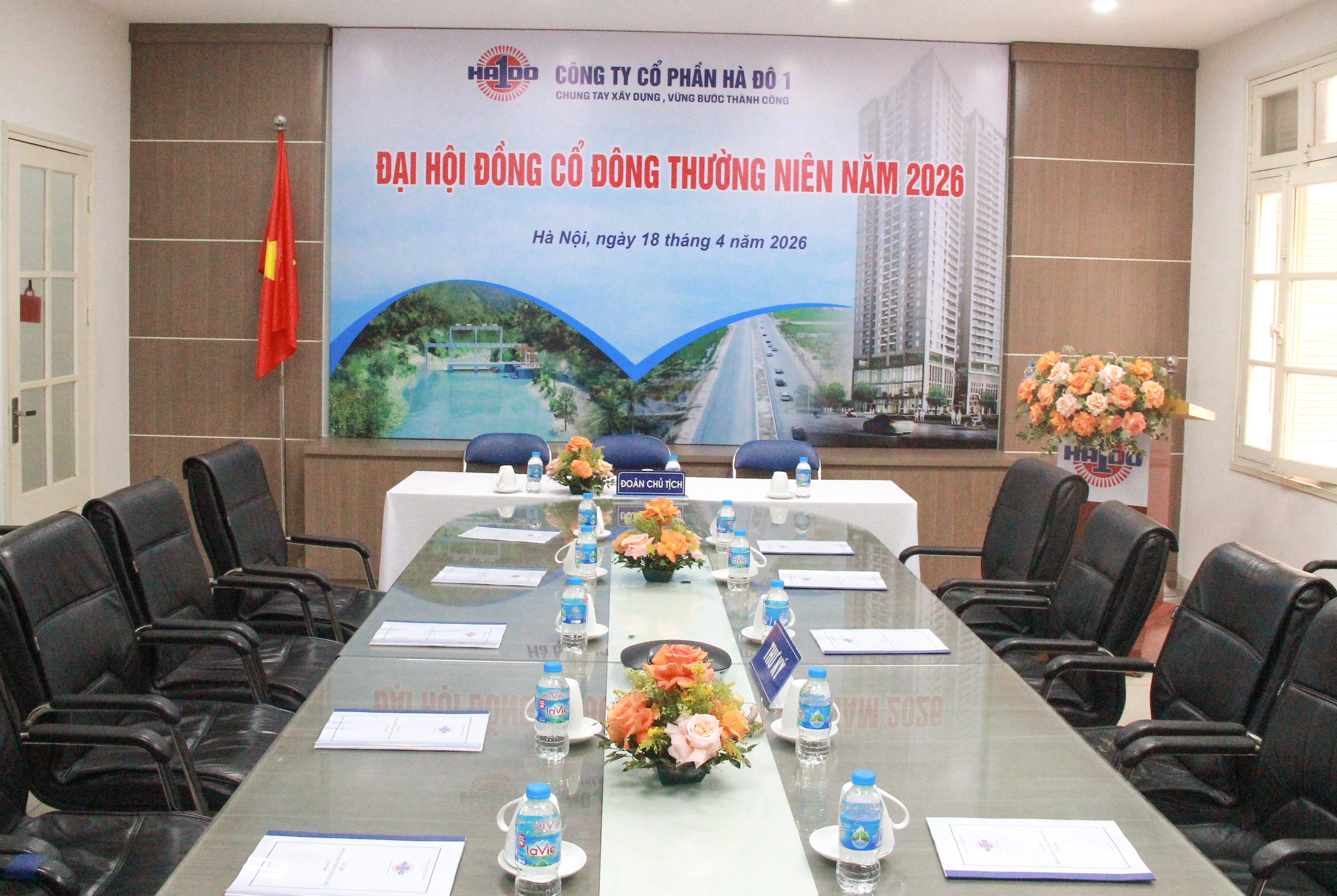 CÔNG TY CỔ PHẦN HÀ ĐÔ 1 TỔ CHỨC ĐẠI HỘI ĐỒNG CỔ ĐÔNG NĂM 2026